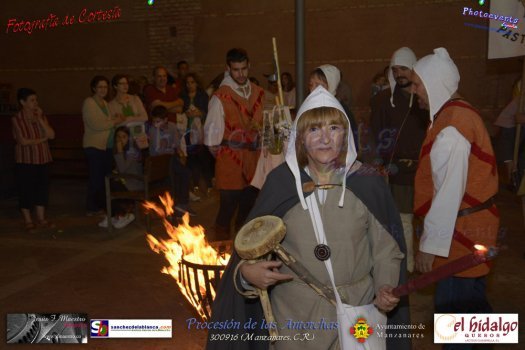 Procesion de las antorchas en Manzanares 2016